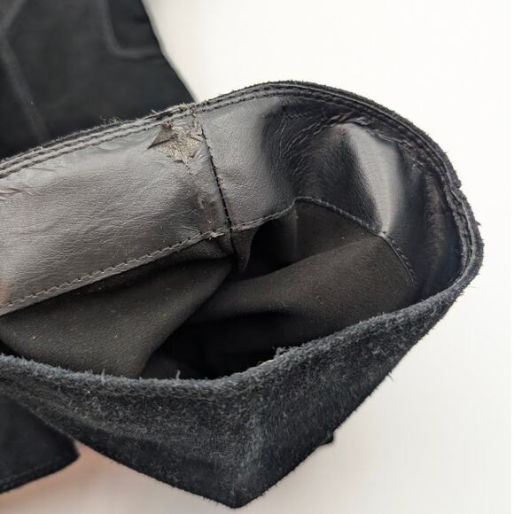 Zodiac Padma Wide Calf High Shaft Boots Round Toe Women's Black Size US7 EU38 - Picture 7 of 12